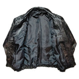 Patch work leather jacket | L/XL