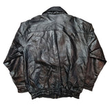 Patch work leather jacket | L/XL
