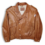 Finnish vintage leather jacket | M