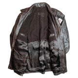 Vintage leather coat | XL