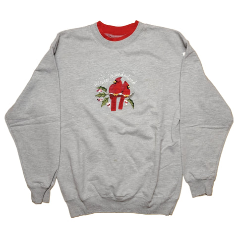 Winter cardinals sweatshirt (S/M)