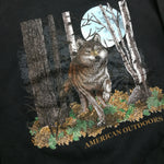 Wolf American Outdood print sweatshirt (M)