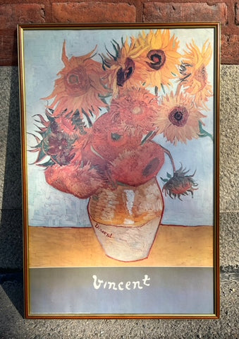 Vincent Van Gogh "Auringonkukat" -juliste