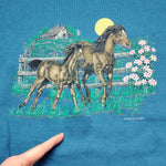 Cute horse print sweatshirt (XXL)