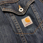 Carhartt teddy fleece lined denim jkt (XL)