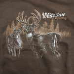 White tail country sweatshirt (M/L)