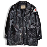 Leather fringe jacket | 3XXL