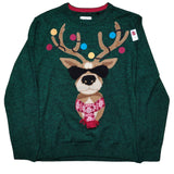 Christmas deer sweatshirt (XL/XXL)