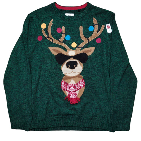 Christmas deer sweatshirt (XL/XXL)