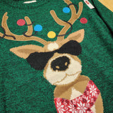 Christmas deer sweatshirt (XL/XXL)