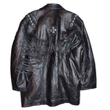 Leather fringe jacket | 3XXL
