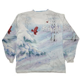 All-over winter novelty sweatshirt (L)