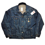 Carhartt teddy fleece lined denim jkt (XL)