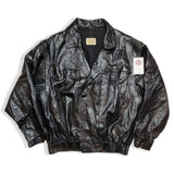 80's leather jacket | L/XL