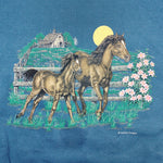 Cute horse print sweatshirt (XXL)