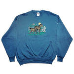 Cute horse print sweatshirt (XXL)