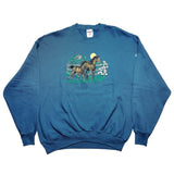 Cute horse print sweatshirt (XXL)