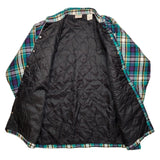 Vintage quilt lined flannel shirt (L)