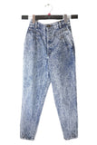 80's style acid washed jeans (25w")
