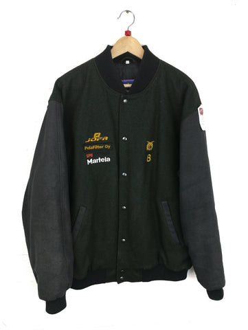 Ilves #8 Teemu Jääskeläinen varsity jacket (XL)