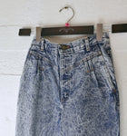 80's style acid washed jeans (25w")