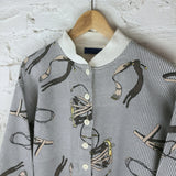 Jersey bridle print jacket (M/L)